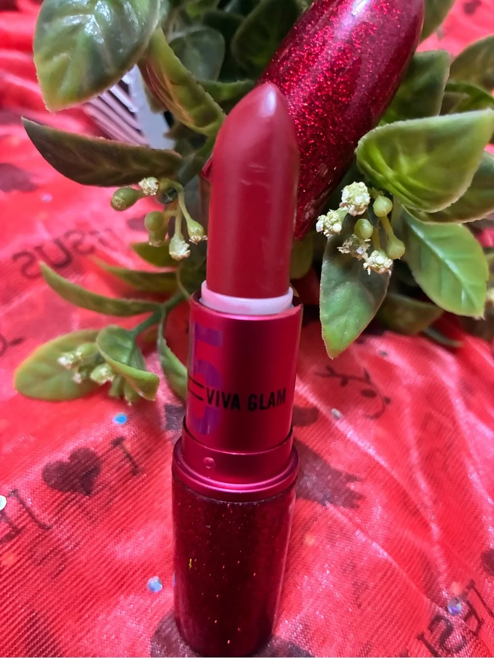 MAC Cosmetics Viva Glam Lipstick in Deep Red